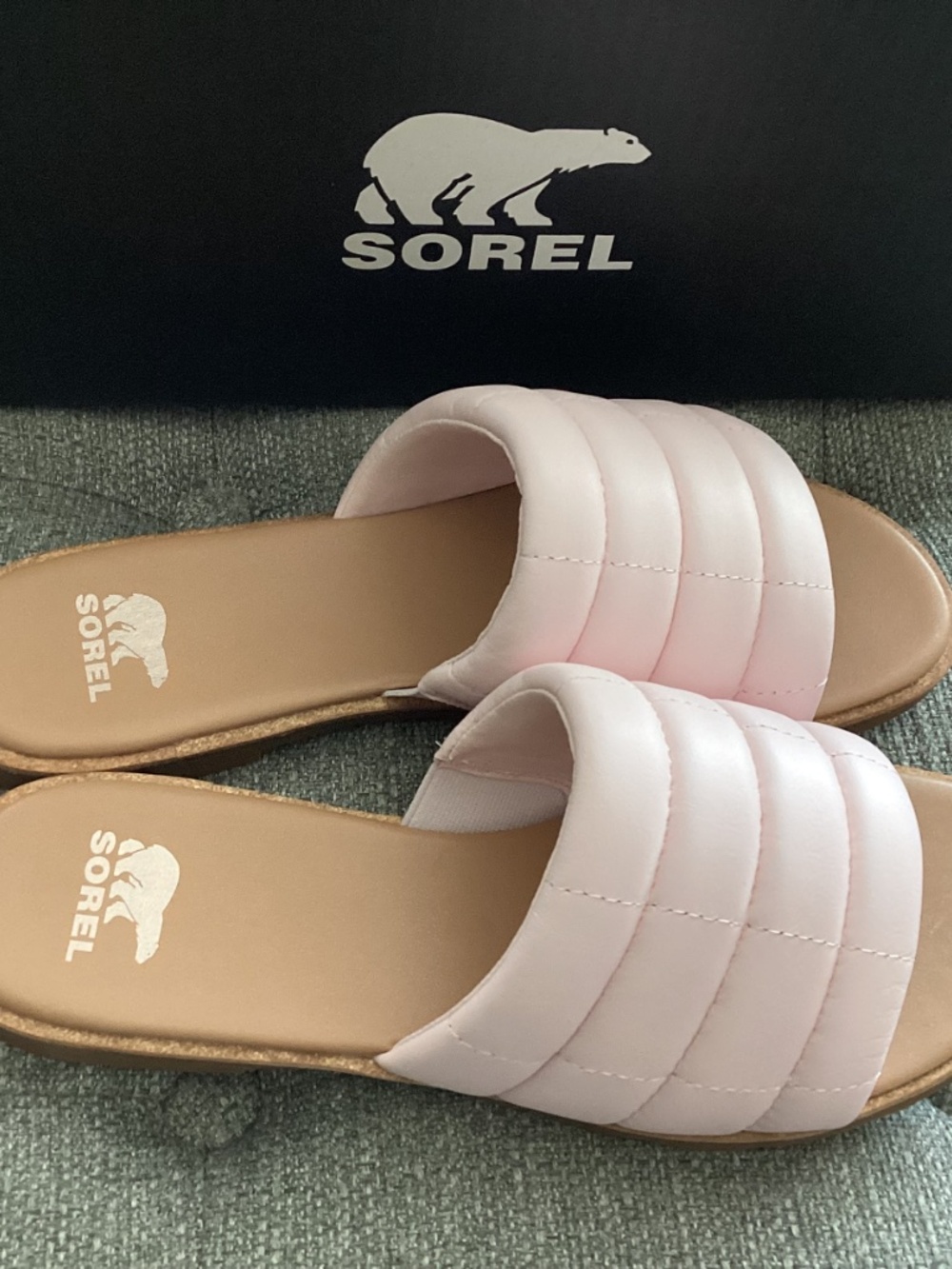 SOREL Ella III Quilted Puff Slide Sandal - Picture 2 of 16
